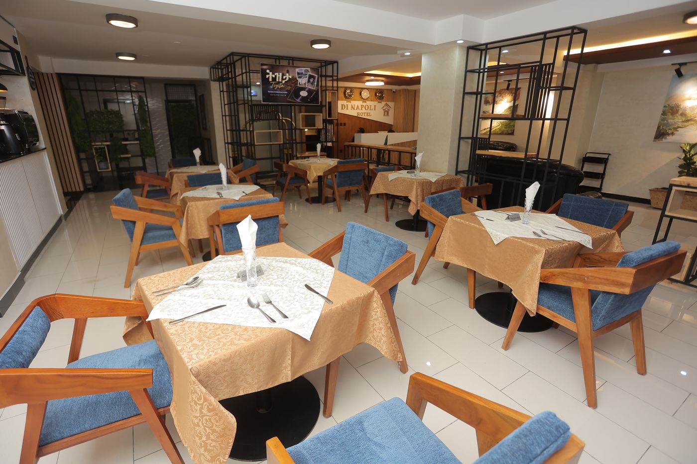 Restaurant seating area